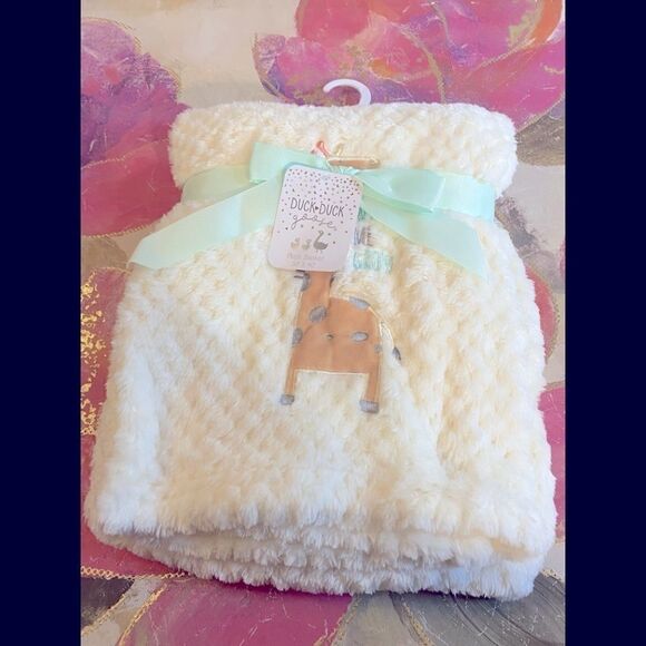 🎊Duck Duck Goose Watch  Me Grow Plush Blanket 30X40 - Picture 1 of 4